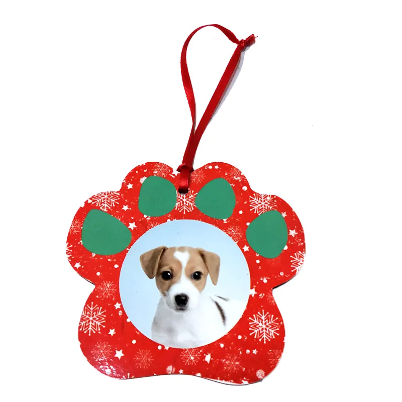 Poot Kerst Ornament Mdf Poot Ornamenten Voor Dye Sublimatie