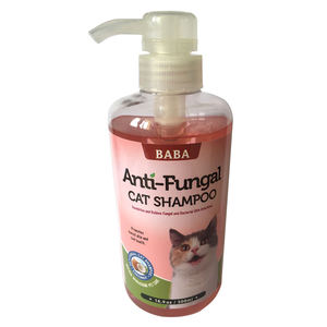 Champú antihongos para gatos de 250ml orgánico de etiqueta privada 2 en 1, champú y acondicionador blanqueador para mascotas para piel seca de gatos - Product Image 1