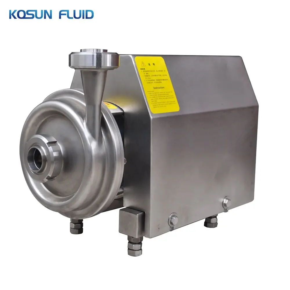 stainless steel sanitary open impeller centrifugal pumps