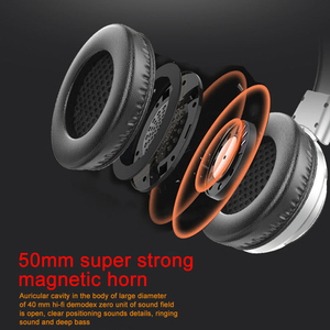 Casque d'écoute avec fil, pour téléphone, avec micro, écouteurs filaires, oreillettes de jeu et musique, Studio DJ, pour ordinateur - Product Image 5