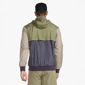 Chaqueta Cortavientos para Hombre, 100% Nailon, con Capucha, Impermeable, Modelo 2025 - Product Image 3