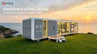 Maison Capsule Spatiale de Luxe Moderne, Cabine Apple, Mur en Verre Panoramique, Mini-Maison Préfabriquée, Bureau Modulaire de Jardin, Pod de Villa. CE