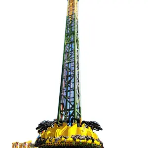 Outdoor China supplier amusement park rides adults carnival rotary drop tower for sale