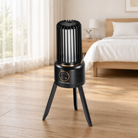 Lampe anti-moustiques à ondes lumineuses à fréquence variable Al 360 °   Piège quadruple attractif pour attraper les nuisibles pour le camping, la cour et la terrasse