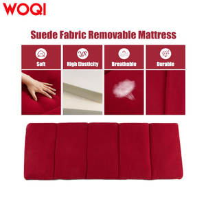 Lit de voyage pour bébé WOQI, cadre en acier moderne, design pliable rétractable, matelas confortable et sac de transport - Product Image 4