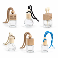 Flacon de parfum pour voiture en verre rechargeable 7ml 8ml 9ml 10ml, diffuseur de parfum suspendu pour climatiseur
