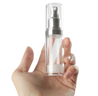 Flacon Transparent pour crème cosmétique, présentoir de lotion PETG, de 15ml, 30ml ou 50ml, vente en gros, d'usine, nouveau