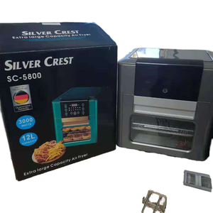<span class=keywords><strong>SILVERCREST</strong></span> 12L Freidora de aire eléctrica cuadrada de acero inoxidable antiadherente para el hogar sin aceite de gran capacidad - Product Image 1