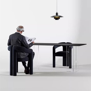 <span class=keywords><strong>Chaise</strong></span> Cœur Simple et Moderne, <span class=keywords><strong>Chaise</strong></span> <span class=keywords><strong>de</strong></span> <span class=keywords><strong>Salle</strong></span> <span class=keywords><strong>à</strong></span> <span class=keywords><strong>Manger</strong></span> Épaissie et Légère, Cadre en Métal Noir, Revêtement en <span class=keywords><strong>Velours</strong></span>, Style Designer, Petite Taille - Product Image 3