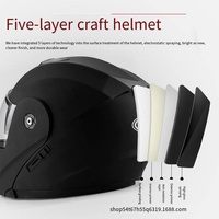 Nouveaux casques de moto ABS Open Face et modulaires DOT et élégants