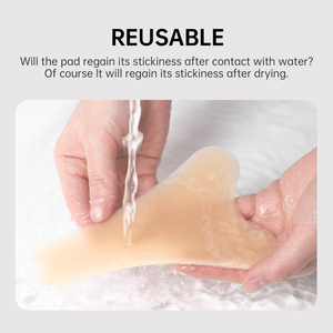Protège-entrejambe en silicone sans couture multi-formes avec colle, anti-effet camel toe - Product Image 3