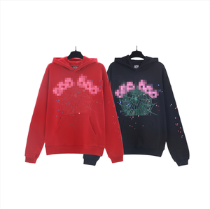 Rắn mô hình Áo len người đàn ông của hình học lưới bột Puff in hoodie Gothic đường phố hàng đầu chất lượng cao Cotton Heavyweight Hoodie - Product Image 4