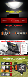 Feux de travail LED pour tracteurs Claas <span class=keywords><strong>Arion</strong></span> séries <span class=keywords><strong>410</strong></span>, 510, 650, référence 0011018850, avec lentille chauffante, IP68, remplacement OEM pour éclairage de cabine - Product Image 5