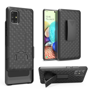 Funda de teléfono con Clip y cinturón <span class=keywords><strong>2</strong></span> en 1, para Samsung Galaxy A32, A52, A71, 5G, carcasa rígida para PC - Product Image 5