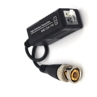 Mini Conector Balun de Video Pasivo BNC para CCTV, Cable Transceptor HD-CVI/TVI/AHD