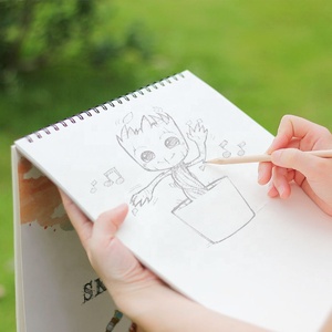 Fournitures artistiques, <span class=keywords><strong>carnet</strong></span> <span class=keywords><strong>de</strong></span> <span class=keywords><strong>croquis</strong></span> en coton 100 % brun, format carré A3 - Product Image 5