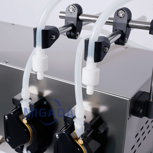 Machine de remplissage semi-automatique pour huiles essentielles, parfums et sirops, machine de remplissage de jus à <span class=keywords><strong>double</strong></span> buse, machines de remplissage de bouteilles - Product Image 6