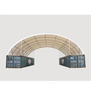 Vente en gros usine Tente dôme conteneur extérieur 20ft 40ft pour abri de voiture, garage, entrepôt, hangar - Product Image 5
