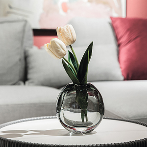 Home Decor Accessories Five Colors Flower <b>Glass</b> Vase clear Bag - Product Image 6