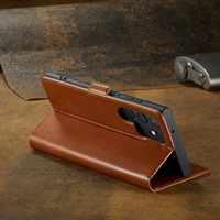 Nouvelle tendance 2026 : Étui RFID en PU pour S24 avec fente magnétique pour cartes de crédit et porte-monnaie – Compatible S24 Ultra, S23, S22, S21, S20