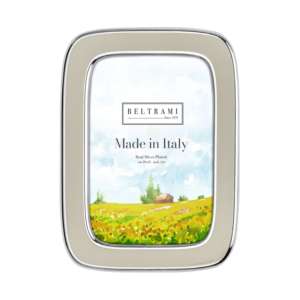 Beltrami Photo <b>Frame</b> <b>4x6</b> Real Silver Plated Made In Italy - Product Image 1