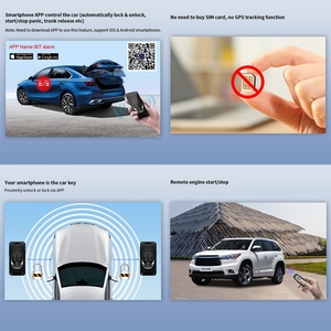 EASYGUARD Smartphone APP Car Alarm with <b>Remote</b> Start Push Start Button Proximity Unlock <b>Lock</b> Keyless Entry DC12V - Product Image 6
