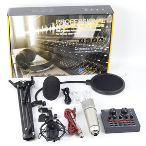 Hot Bán U87 Condenser Microphone Thiết Lập Đầy Đủ Cho Điện Thoại Di Động Máy Tính Âm Thanh Trực Tiếp Thẻ Ghi Âm Thiết Bị Tiếng Anh Phiên Bản - Product Image 5