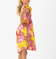 2024 Aloha personnalisé fille hawaïenne imprimé fleuri robe de vacances enfant personnalisé fille hawaïenne imprimé fleuri robe de vacances