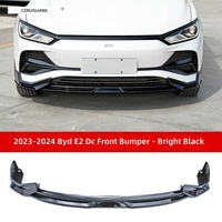 2019-2024 BYD E2 Style DC Spoiler avant à clipser (PP) (2023-2024) Diffuseur arrière Ailerons centraux supérieurs (2019-2024) Noir brillant