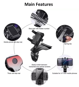 Giá đỡ điện thoại ô tô đa năng, xoay 360 độ, chất lượng cao YTGEE, dùng được cho gương chiếu hậu và bảng điều khiển - Product Image 4