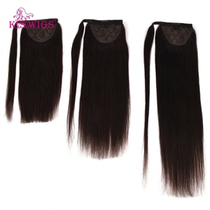 K.SWIGS - Extensiones de Cabello Naturales y Realistas, con Clip, Fáciles de Usar, Invisibles, Transpirables, para Uso Diario y Fiestas, Cola de Caballo - Product Image 1