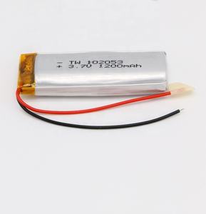 102053 1200mAh <strong>3</strong>,7 V high capacity size rechargeable small polymer lithium ion battery cell pack - Product Image 3