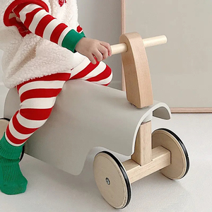 <strong>Wooden</strong> Toddler <strong>Ride</strong> <strong>on</strong> Mover Baby Foot Push Walker Balance Bike Learning <strong>Toys</strong> for 2 to 4 Years Kids Boys Girls - Product Image 6
