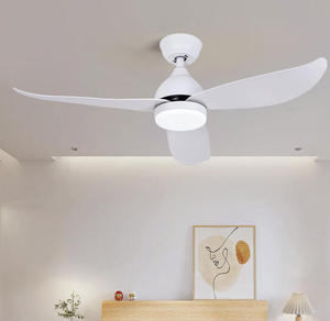 52-Inch Hiện Đại Ngoài Trời Hộ Gia Đình Quạt Trần LED Ánh Sáng Điều Khiển Từ Xa Chuyển Đổi Gỗ Hạt ABS Lưỡi Tinh Khiết Dây Đồng Động Cơ ABS - Product Image 1