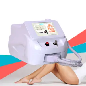 Khoảng 200 USD vận chuyển hàng hóa di động 808nm Diode Laser 755 808 1064 không đau Máy tẩy lông Diode Laser 3 sóng