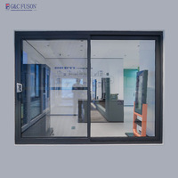 Ventanas Corredizas de Aluminio con Doble Vidrio, Diseño Moderno, Estándar Australiano AS2047, Productos Nuevos, Personalizables para Hoteles, Fuson