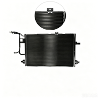 Condensateur de climatisation à flux parallèle en aluminium neuf de marque Nature 4B0260401R/4B0260403D/4B0260403G/4B0260403R Garantie 1 an pour VW B5 Audi