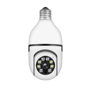 1080P高清自动跟踪聚光灯闭路电视灯泡摄像机运动检测摄像机Espia Con Wifi与Icam365应用程序易于安装