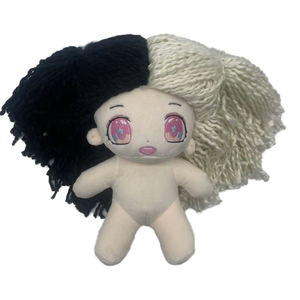 Kpop lindo estilo <span class=keywords><strong>de</strong></span> dibujos animados <span class=keywords><strong>muñeca</strong></span> <span class=keywords><strong>de</strong></span> algodón Unisex suave peluche tejido <span class=keywords><strong>lana</strong></span> <span class=keywords><strong>pelo</strong></span> encantador modelo para decoraciones y regalos - Product Image 4