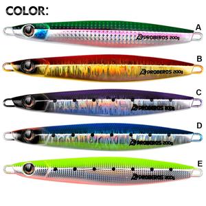 Señuelos de Pesca de Metal de Última Generación, con Anzuelo Resistente, 5 Colores, 80g 200g, de Largo Alcance, para Agua Salada y Dulce, para Pescar Zander y Atún Gigante - Product Image 4