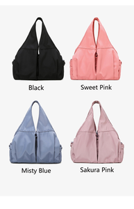 Damen Maßgefertigte Reisetasche Puffer-Tragetasche Rosa Tragetasche Fitness-Yoga-Tasche mit Wasserfach - Product Image 3