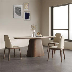 Ensemble table et chaises de style nordique, 4 pièces, gain de place pour salle à manger - Product Image 1