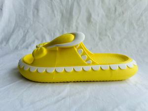 รองเท้าแตะสีเหลืองผู้หญิงพื้นรองเท้า EVA หนา 40 มม. ตกแต่งโบว์ฤดูร้อนเปิดนิ้วเท้ารองเท้าแตะใส่ในบ้านขนาด 37 38 39 40 - Product Image 6