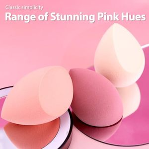 7 Gói Màu Hồng Thiết Lập Biểu Tượng Tùy Chỉnh Màu Sắc Tái Sử Dụng Vẻ Đẹp Pha Trộn Mỹ Phẩm Trang Điểm Miếng Bọt Biển Phun - Product Image 4