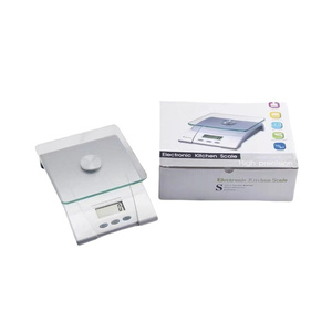 Balance de cuisine électronique numérique Veidt en acier inoxydable 5 kg 0,1 g avec écran tactile en verre trempé et affichage LCD SF-150b - Product Image 3
