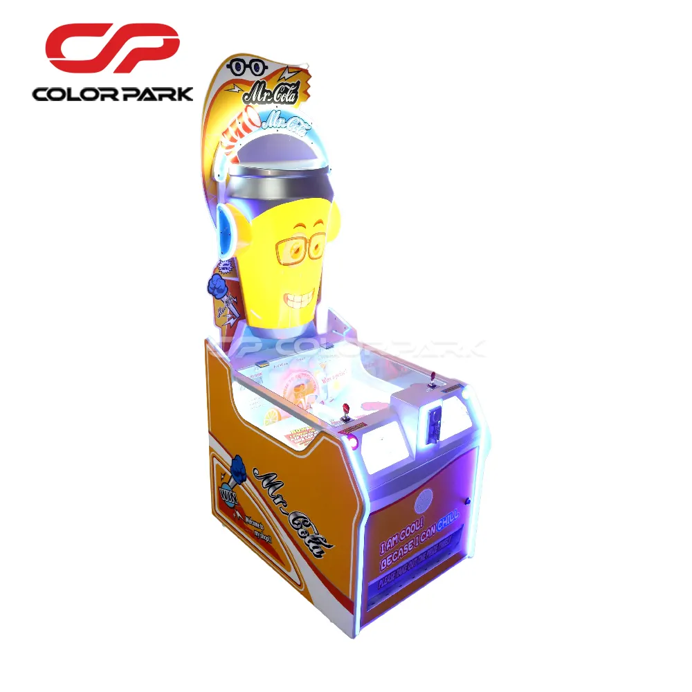 Máquina de loteria de arcade para crianças, sala de jogos colorida e divertida para crianças, mini máquina de venda automática de jogos e entretenimento para crianças