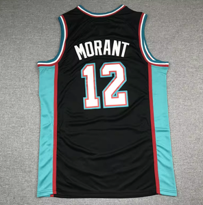 Nouveaux maillots de <span class=keywords><strong>basket</strong></span>-ball personnalisés pour hommes, en maille respirante à séchage rapide, avec broderie <span class=keywords><strong>Ja</strong></span> <span class=keywords><strong>Morant</strong></span> 12, uniforme de <span class=keywords><strong>basket</strong></span>-ball - Product Image 4