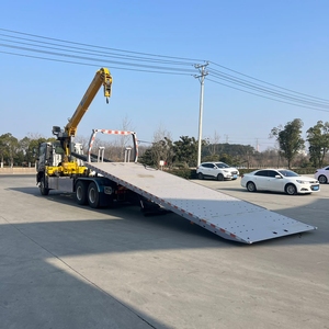Camion <span class=keywords><strong>de</strong></span> remorquage à plateau plat manuel Sinotruk HOWO 6x4 25 tonnes avec grue <span class=keywords><strong>de</strong></span> 14 tonnes, véhicule <span class=keywords><strong>de</strong></span> sauvetage routier lourd pour la récupération, à vendre - Product Image 4