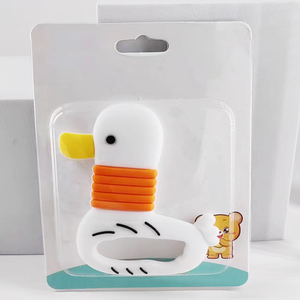 Jouets de dentition en silicone en forme de canard pour bébés et tout-petits, sans BPA, doux et sûrs, articles pour bébés, boutique pour enfants - Product Image 5
