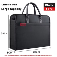 Porte-documents de bureau personnalisé, imperméable, A4, grande capacité, en tissu Oxford, portable, dossier pour documents